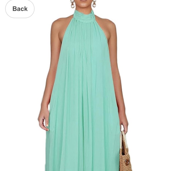 Wide leg Chiffon romper w/pockets - Picture 5 of 5